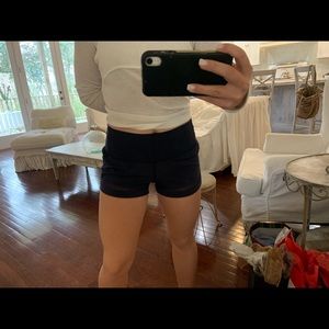 Lululemon 2.5 high waisted mesh outline shorts